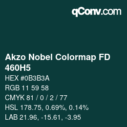 Code couleur: Akzo Nobel Colormap FD - 460H5 | qconv.com