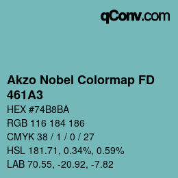 Color code: Akzo Nobel Colormap FD - 461A3 | qconv.com