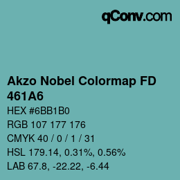 Color code: Akzo Nobel Colormap FD - 461A6 | qconv.com