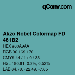 Color code: Akzo Nobel Colormap FD - 461B2 | qconv.com