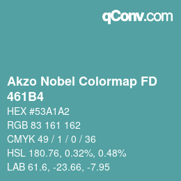 Color code: Akzo Nobel Colormap FD - 461B4 | qconv.com