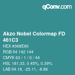 Color code: Akzo Nobel Colormap FD - 461C3 | qconv.com