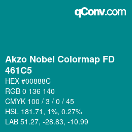 カラーコード: Akzo Nobel Colormap FD - 461C5 | qconv.com