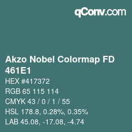 カラーコード: Akzo Nobel Colormap FD - 461E1 | qconv.com