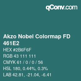 Color code: Akzo Nobel Colormap FD - 461E2 | qconv.com