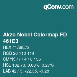 Color code: Akzo Nobel Colormap FD - 461E3 | qconv.com