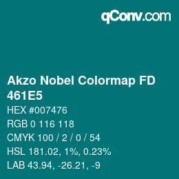 Color code: Akzo Nobel Colormap FD - 461E5 | qconv.com