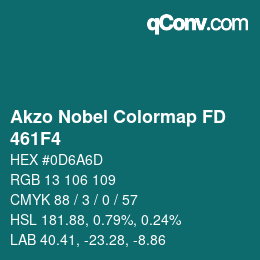 Color code: Akzo Nobel Colormap FD - 461F4 | qconv.com