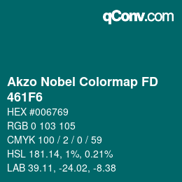 Color code: Akzo Nobel Colormap FD - 461F6 | qconv.com