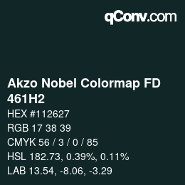 Color code: Akzo Nobel Colormap FD - 461H2 | qconv.com