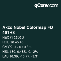 Color code: Akzo Nobel Colormap FD - 461H3 | qconv.com