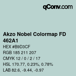 Code couleur: Akzo Nobel Colormap FD - 462A1 | qconv.com