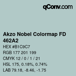 Code couleur: Akzo Nobel Colormap FD - 462A2 | qconv.com