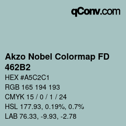 Code couleur: Akzo Nobel Colormap FD - 462B2 | qconv.com