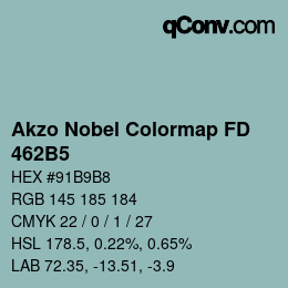 Color code: Akzo Nobel Colormap FD - 462B5 | qconv.com