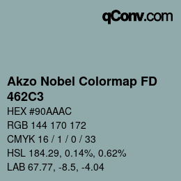 Color code: Akzo Nobel Colormap FD - 462C3 | qconv.com