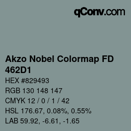 Color code: Akzo Nobel Colormap FD - 462D1 | qconv.com