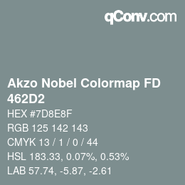 Code couleur: Akzo Nobel Colormap FD - 462D2 | qconv.com