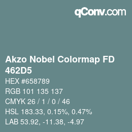 Color code: Akzo Nobel Colormap FD - 462D5 | qconv.com
