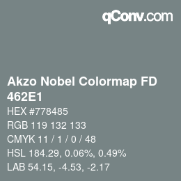 Color code: Akzo Nobel Colormap FD - 462E1 | qconv.com