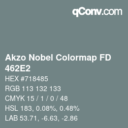 Color code: Akzo Nobel Colormap FD - 462E2 | qconv.com