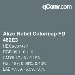 Code couleur: Akzo Nobel Colormap FD - 462E3 | qconv.com