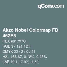 Color code: Akzo Nobel Colormap FD - 462E5 | qconv.com