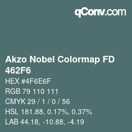 Color code: Akzo Nobel Colormap FD - 462F6 | qconv.com