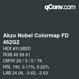 Color code: Akzo Nobel Colormap FD - 462G2 | qconv.com