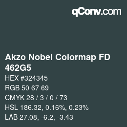 Color code: Akzo Nobel Colormap FD - 462G5 | qconv.com