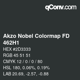 Color code: Akzo Nobel Colormap FD - 462H1 | qconv.com