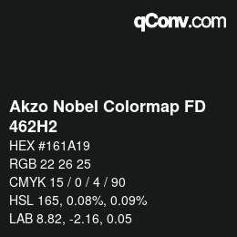 Color code: Akzo Nobel Colormap FD - 462H2 | qconv.com