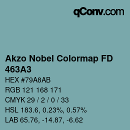 Color code: Akzo Nobel Colormap FD - 463A3 | qconv.com