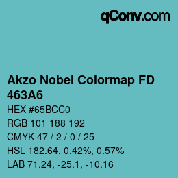 Farbcode: Akzo Nobel Colormap FD - 463A6 | qconv.com