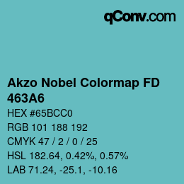 Code couleur: Akzo Nobel Colormap FD - 463A6 | qconv.com