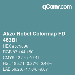 Color code: Akzo Nobel Colormap FD - 463B1 | qconv.com