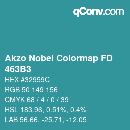 Color code: Akzo Nobel Colormap FD - 463B3 | qconv.com