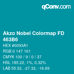 Color code: Akzo Nobel Colormap FD - 463B6 | qconv.com