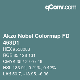 Farbcode: Akzo Nobel Colormap FD - 463D1 | qconv.com