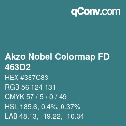 Color code: Akzo Nobel Colormap FD - 463D2 | qconv.com
