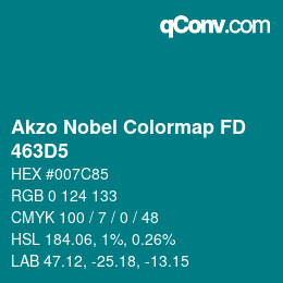 Code couleur: Akzo Nobel Colormap FD - 463D5 | qconv.com