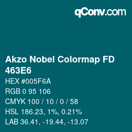 Color code: Akzo Nobel Colormap FD - 463E6 | qconv.com
