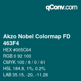 Color code: Akzo Nobel Colormap FD - 463F4 | qconv.com