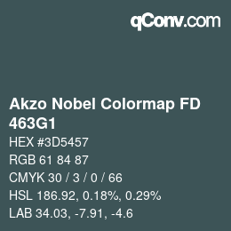 Color code: Akzo Nobel Colormap FD - 463G1 | qconv.com