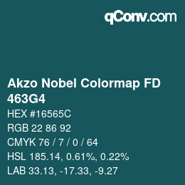 Farbcode: Akzo Nobel Colormap FD - 463G4 | qconv.com