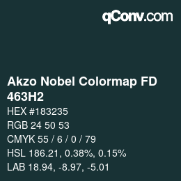 Color code: Akzo Nobel Colormap FD - 463H2 | qconv.com