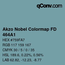 Color code: Akzo Nobel Colormap FD - 464A1 | qconv.com