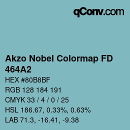 Code couleur: Akzo Nobel Colormap FD - 464A2 | qconv.com