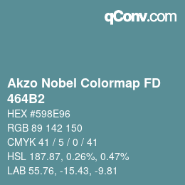 Código de color: Akzo Nobel Colormap FD - 464B2 | qconv.com