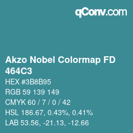 Color code: Akzo Nobel Colormap FD - 464C3 | qconv.com